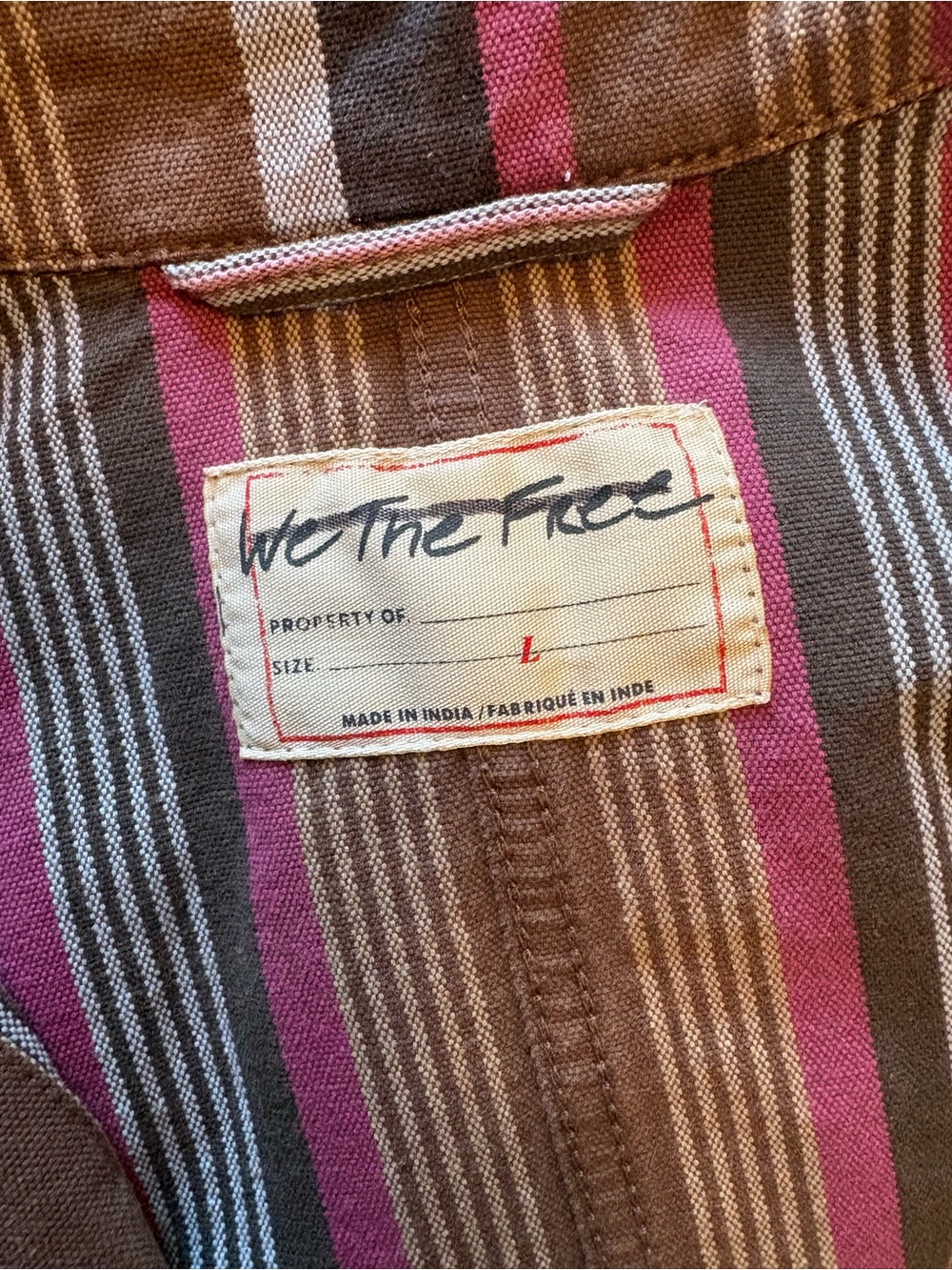 Free People We The Free Sally Canvas Jacket NWOT - Picture 3 of 5